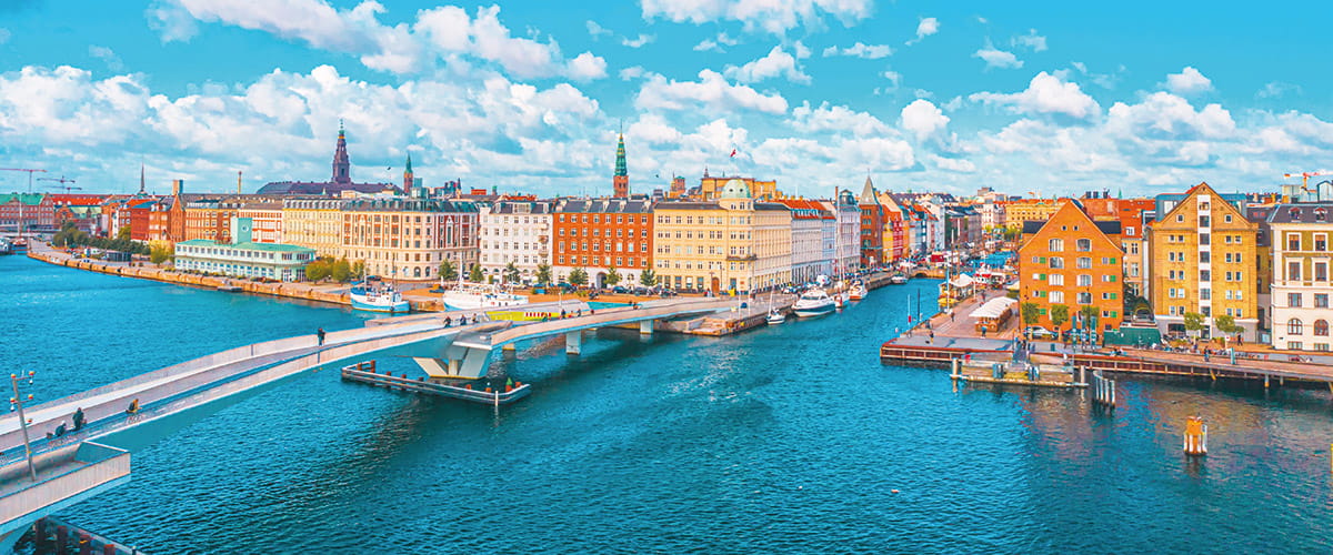 A view over Copenhagen